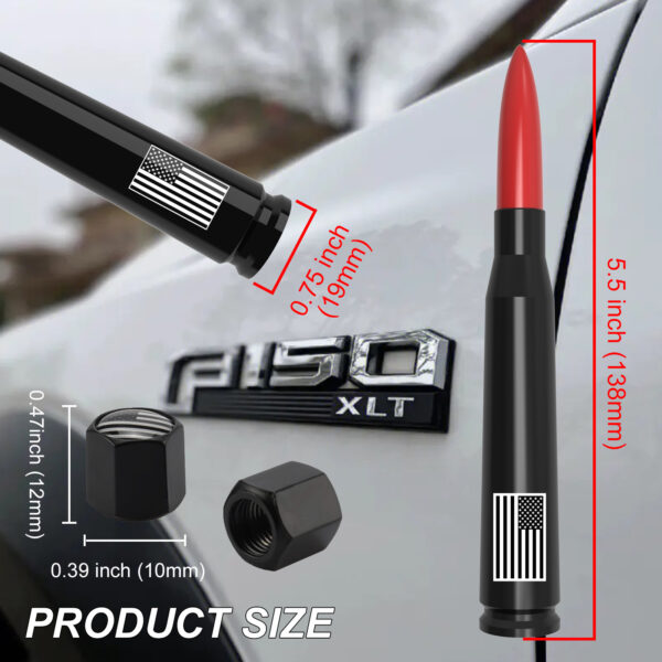 Universal car and truck BULLET ANTENNA