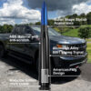 GM BULLET ANTENNA (American flag)